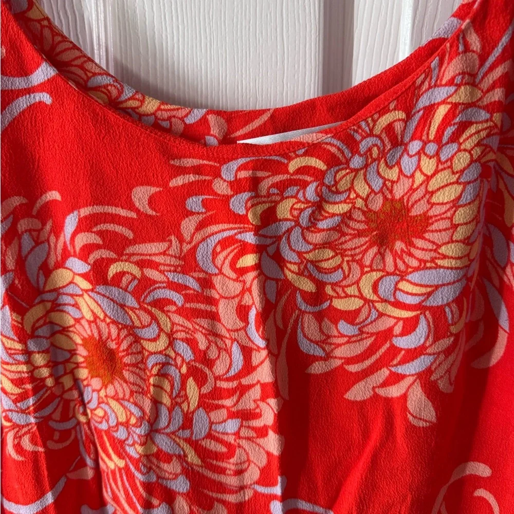 CAbi Orange Floral Camisole Top - Picture 3 of 4